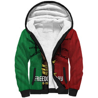Juneteenth Freedom Day Sherpa Hoodie Black Pride Month - Wonder Print Shop