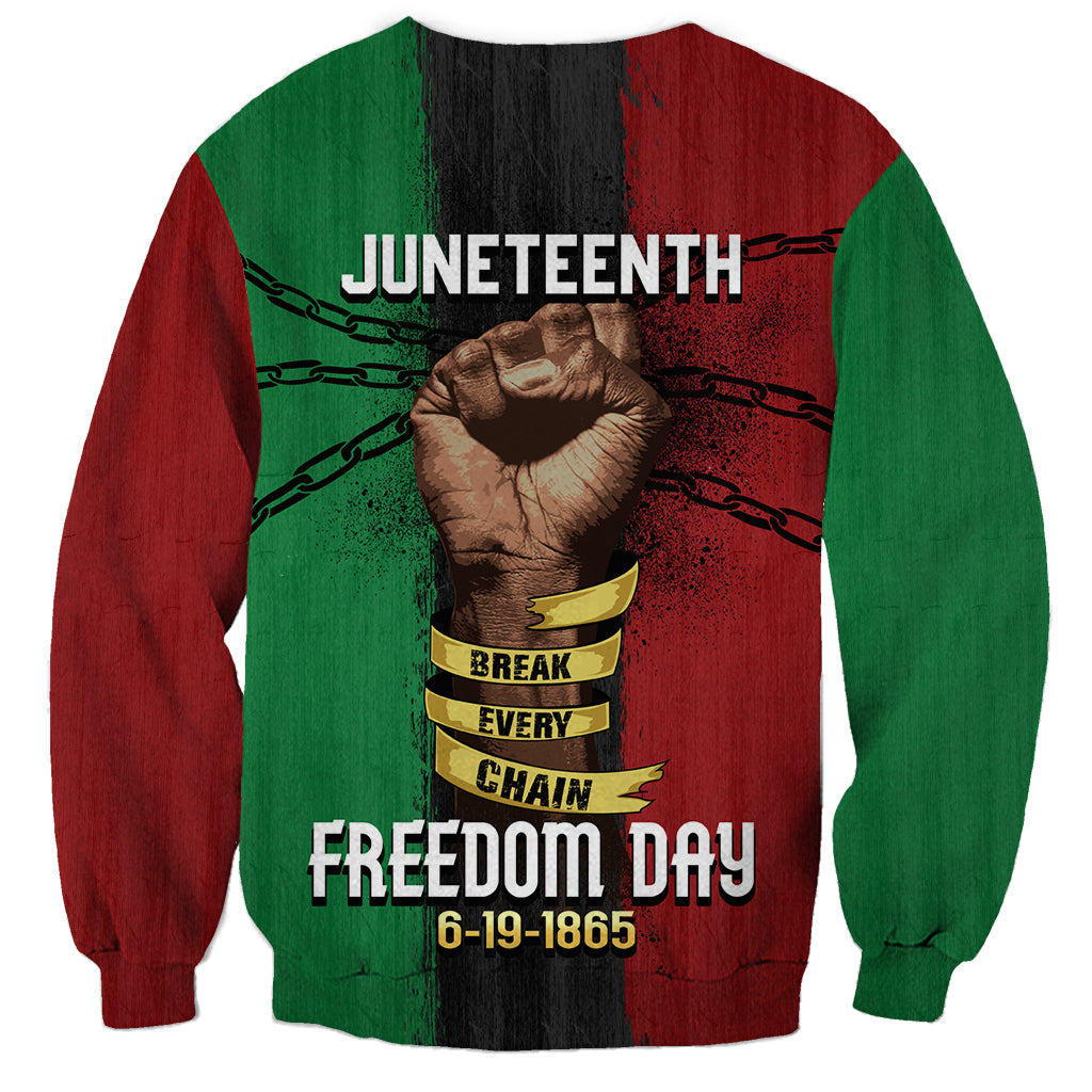 Juneteenth Freedom Day Sweatshirt Black Pride Month - Wonder Print Shop