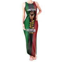 Juneteenth Freedom Day Tank Maxi Dress Black Pride Month - Wonder Print Shop