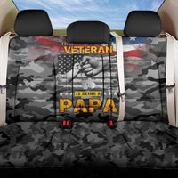 Father's Day Veteran Back Car Seat Cover American Flag - Wonder Print Shop