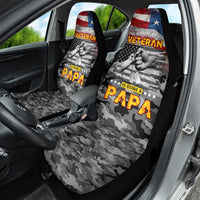 Father's Day Veteran Car Seat Cover American Flag - Wonder Print Shop