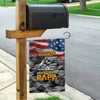 Father's Day Veteran Garden Flag American Flag - Wonder Print Shop