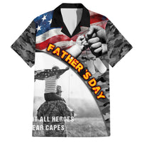 Father's Day Veteran Hawaiian Shirt American Flag - Wonder Print Shop
