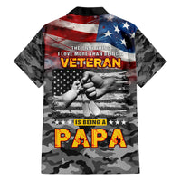 Father's Day Veteran Hawaiian Shirt American Flag - Wonder Print Shop