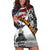 Father's Day Veteran Hoodie Dress American Flag - Wonder Print Shop