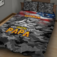 Father's Day Veteran Quilt Bed Set American Flag - Wonder Print Shop