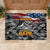 Father's Day Veteran Rubber Doormat American Flag - Wonder Print Shop