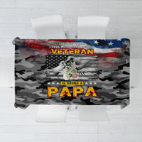 Father's Day Veteran Tablecloth American Flag - Wonder Print Shop