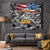 Father's Day Veteran Tapestry American Flag - Wonder Print Shop