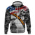 Father's Day Veteran Zip Hoodie American Flag - Wonder Print Shop