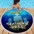 Personalized Father's Day Bass Fishing Beach Blanket Son and Daughter - Wonder Print Shop