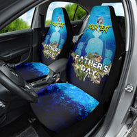 Personalized Father's Day Bass Fishing Car Seat Cover Son and Daughter - Wonder Print Shop