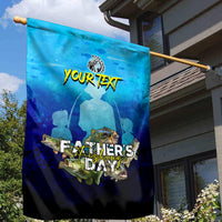 Personalized Father's Day Bass Fishing Garden Flag Son and Daughter - Wonder Print Shop