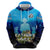 Personalized Father's Day Bass Fishing Hoodie Son and Daughter - Wonder Print Shop