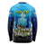 Personalized Father's Day Bass Fishing Long Sleeve Shirt Son and Daughter - Wonder Print Shop