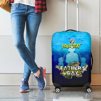 Personalized Father's Day Bass Fishing Luggage Cover Son and Daughter - Wonder Print Shop