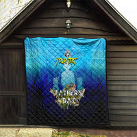 Personalized Father's Day Bass Fishing Quilt Son and Daughter - Wonder Print Shop