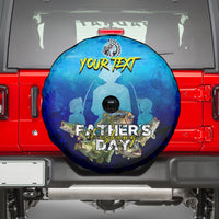 Personalized Father's Day Bass Fishing Spare Tire Cover Son and Daughter - Wonder Print Shop