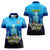 Personalized Father's Day Bass Fishing Women Polo Shirt Son and Daughter - Wonder Print Shop