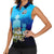 Personalized Father's Day Bass Fishing Women Sleeveless Polo Shirt Son and Daughter - Wonder Print Shop