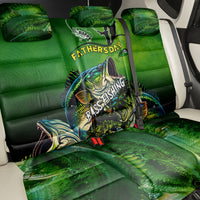 Father's Day Bass Fishing Back Car Seat Cover Best Dad Ever - Wonder Print Shop