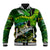 Father's Day Bass Fishing Baseball Jacket Best Dad Ever - Wonder Print Shop