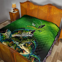 Father's Day Bass Fishing Quilt Best Dad Ever - Wonder Print Shop