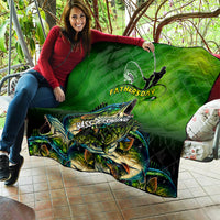 Father's Day Bass Fishing Quilt Best Dad Ever - Wonder Print Shop