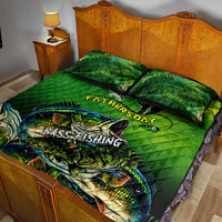 Father's Day Bass Fishing Quilt Bed Set Best Dad Ever - Wonder Print Shop