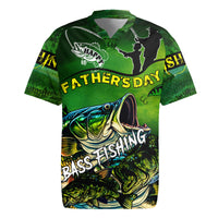 Father's Day Bass Fishing Rugby Jersey Best Dad Ever - Wonder Print Shop