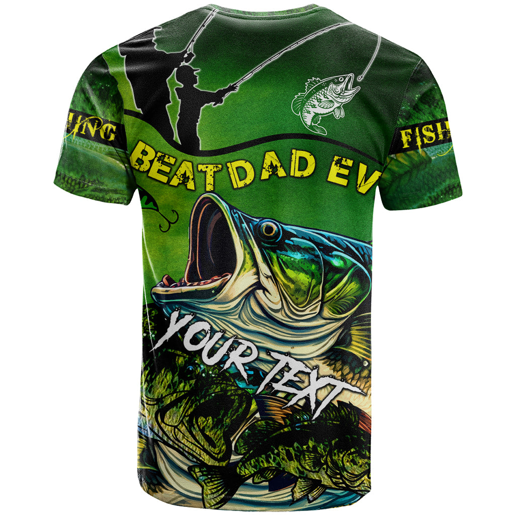 Father's Day Bass Fishing T Shirt Best Dad Ever - Wonder Print Shop