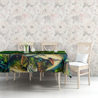 Father's Day Bass Fishing Tablecloth Best Dad Ever - Wonder Print Shop