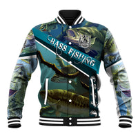 Happy Father's Day Bass Fishing Baseball Jacket Dad and Son - Wonder Print Shop
