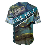 Happy Father's Day Bass Fishing Baseball Jersey Dad and Son - Wonder Print Shop