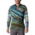 Happy Father's Day Bass Fishing Button Sweatshirt Dad and Son - Wonder Print Shop