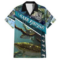 Happy Father's Day Bass Fishing Hawaiian Shirt Dad and Son - Wonder Print Shop