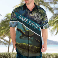 Happy Father's Day Bass Fishing Hawaiian Shirt Dad and Son - Wonder Print Shop