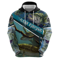 Happy Father's Day Bass Fishing Hoodie Dad and Son - Wonder Print Shop
