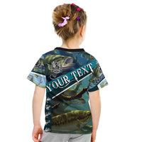 Happy Father's Day Bass Fishing Kid T Shirt Dad and Son - Wonder Print Shop