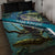 Happy Father's Day Bass Fishing Quilt Bed Set Dad and Son - Wonder Print Shop