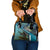 Happy Father's Day Bass Fishing Shoulder Handbag Dad and Son