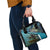 Happy Father's Day Bass Fishing Shoulder Handbag Dad and Son