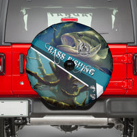 Happy Father's Day Bass Fishing Spare Tire Cover Dad and Son - Wonder Print Shop