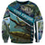 Happy Father's Day Bass Fishing Sweatshirt Dad and Son - Wonder Print Shop