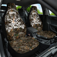 Happy Father's Day Deer Hunting Car Seat Cover Dad I Love You - Wonder Print Shop