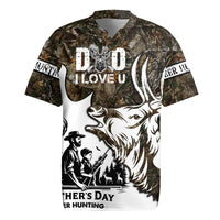 Happy Father's Day Deer Hunting Rugby Jersey Dad I Love You - Wonder Print Shop