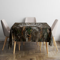 Happy Father's Day Deer Hunting Tablecloth Dad I Love You - Wonder Print Shop