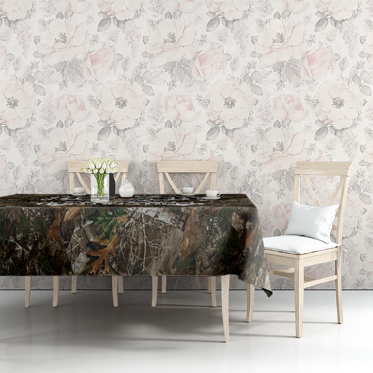 Happy Father's Day Deer Hunting Tablecloth Dad I Love You - Wonder Print Shop