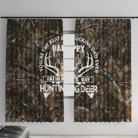 Happy Father's Day Deer Hunting Window Curtain Dad I Love You - Wonder Print Shop