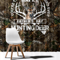 Happy Father's Day Deer Hunting Window Curtain Dad I Love You - Wonder Print Shop